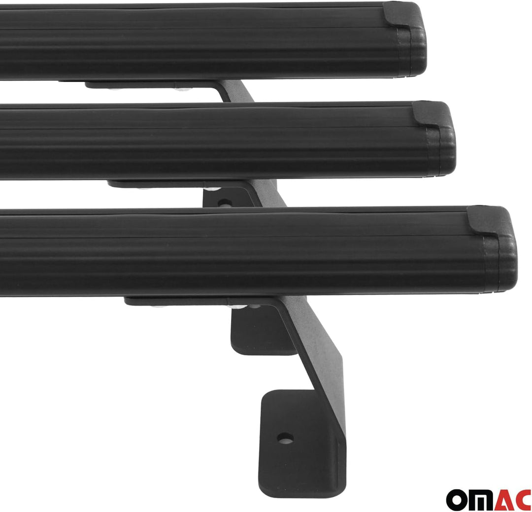 OMAC Heavy Duty Dachträger Querträger kompatibel mit VW Multivan T7 2021-2026 – 3 Stangen – Aluminiu