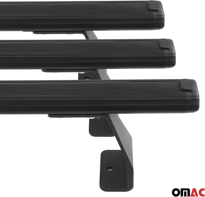 OMAC Heavy Duty Dachträger Querträger kompatibel mit VW Multivan T7 2021-2026 – 3 Stangen – Aluminiu