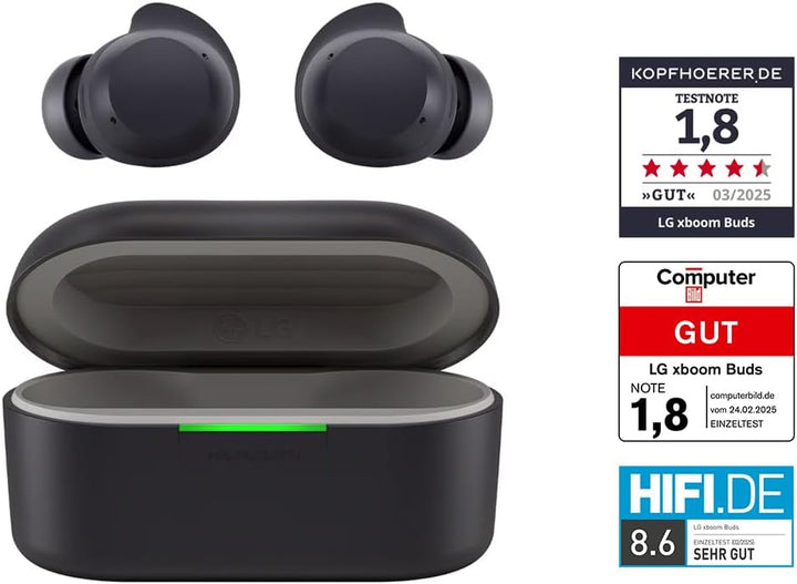 LG, XBOOM Buds, Bluetooth kopfhörer Sport, Kabellose In Ear Bluetooth Kopfhörer in Ear ANC, Noise Ca