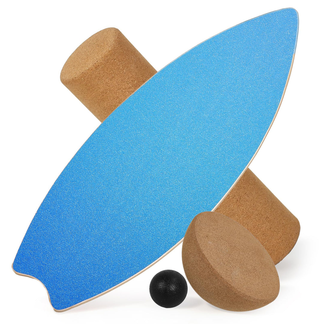Balance Board für Erwachsene - Gleichgewichtstraining &amp; Core Training für Heimtraining, Holz Wobble