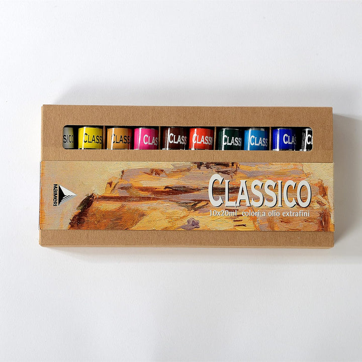 MAIMERI Classico, Künstler Ölfarbe, Kartonetui, Set, sortierte Farben, 10Stk - M0398100