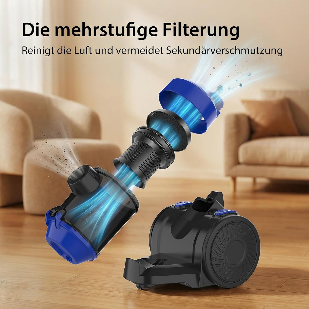 Lucn 3600W Staubsauger Beutellos Bodenstaubsauger Zyklon Sauger maximale Leistung Neu