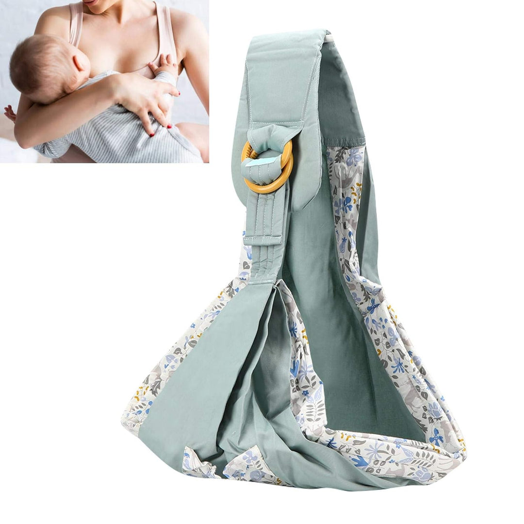 Juli- Imitation Uterus Design Stillträger Baby Ring Sling(Green Fawn (Four Seasons))