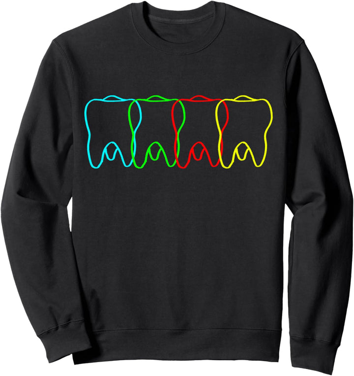 Zähne Zahn Praxis Zahnarzt Zahnpraxis Zahntechniker Sweatshirt