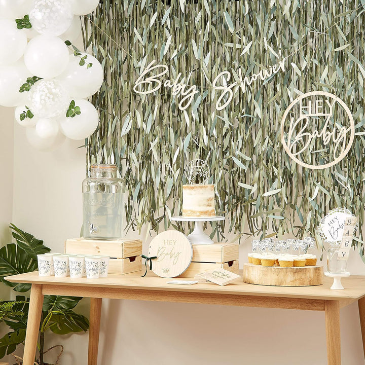 Ginger Ray Botanical Baby Shower Pop-Up-Ballonblöcke mit Buchstaben, Weiss