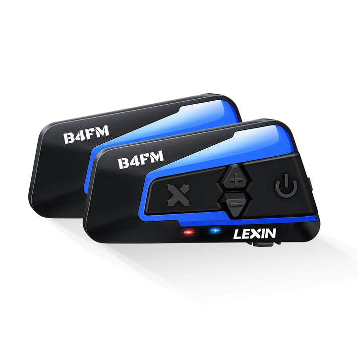 LEXIN B4FM Motorrad Bluetooth Headset, Helm Intercom, Kommunikationssystem für bis zu 10 Motorräder