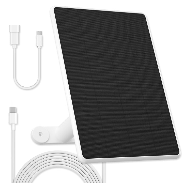 Solarpanel für eufy Kamera, 6W eufy Solarmodul für eufyCam E,2/2 Pro,2C/2C Pro,3/3C, soloCam E20/E40