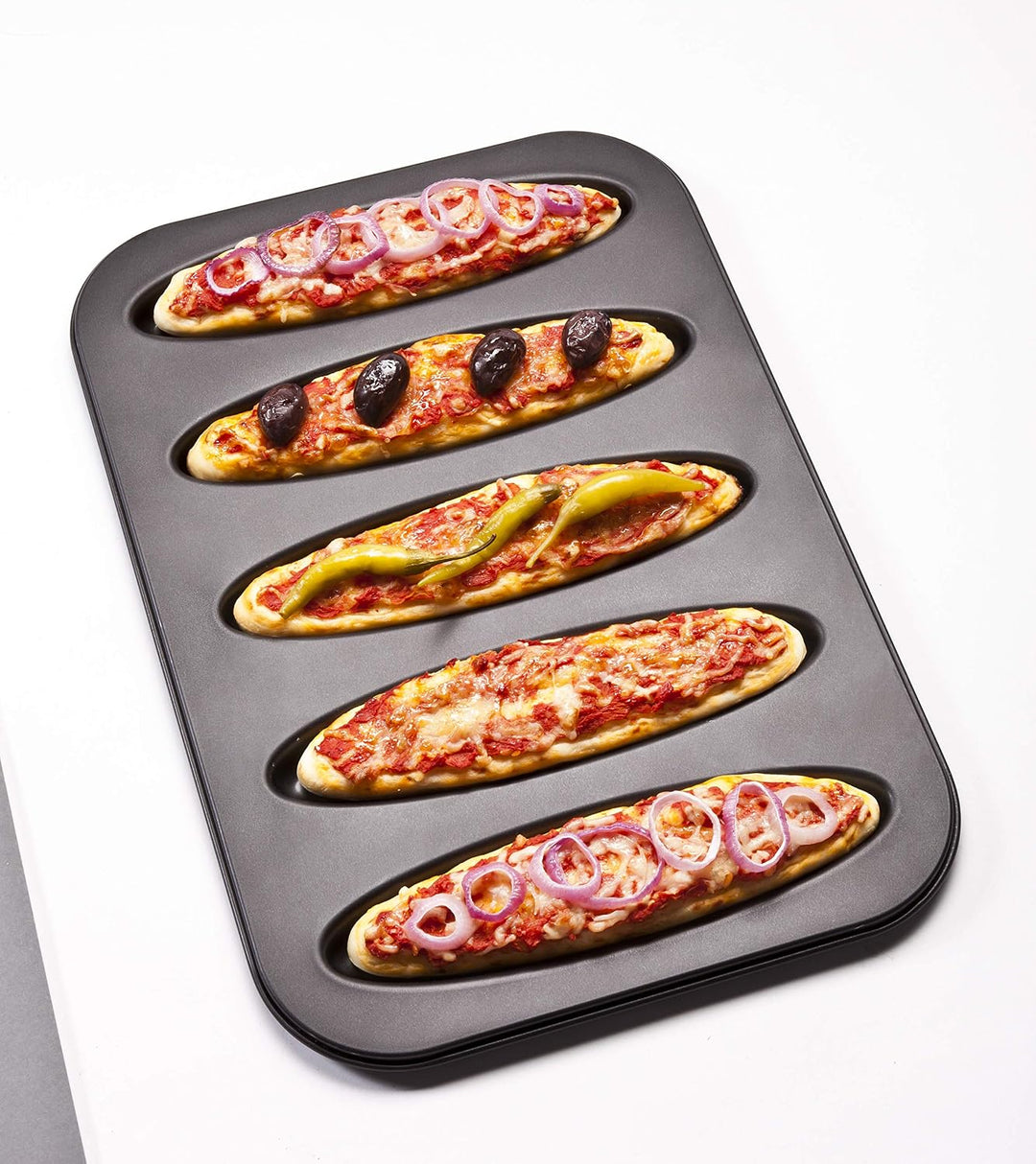 Zenker 5er-Backblech "La Gondola" mit einem Teigausstecher SPECIAL COUNTRIES, Backform aus Stahlblec