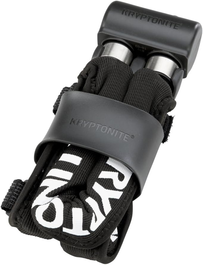 Kryptonite Unisex – Erwachsene Keeper Schlösser, Foldable, 6mm/95cm
