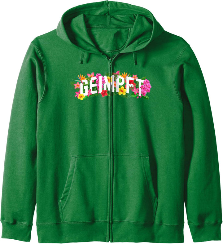 Ich bin geimpft Blumen Pro-Impfung Sommer Impfstoff Geschenk Kapuzenjacke