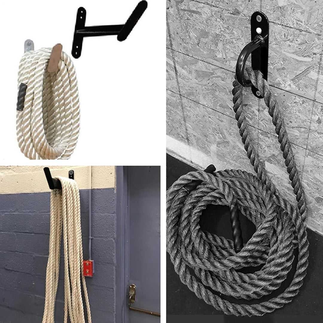 Battle Rope Wandhalterung Kit, Heavy Duty Seil Haken, Battle Rope Storage Rack, Gym Wandhalterung Ha
