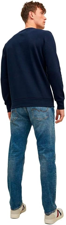 JACK &amp; JONES Toon Crew Neck Christmas Jumper L Marineblauer Blazer, L Marineblauer Blazer