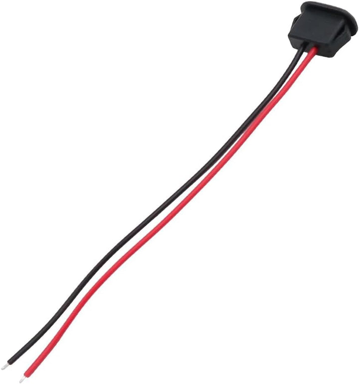 Namvo 10 Stück 3A Schnellladebuchse Typ C Buchse 2-adrig USB C Buchse für Panelmontage USB-C Buchse