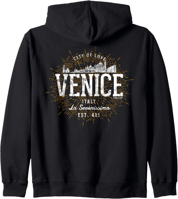 Italien Vintage Venedig Retro Kapuzenjacke