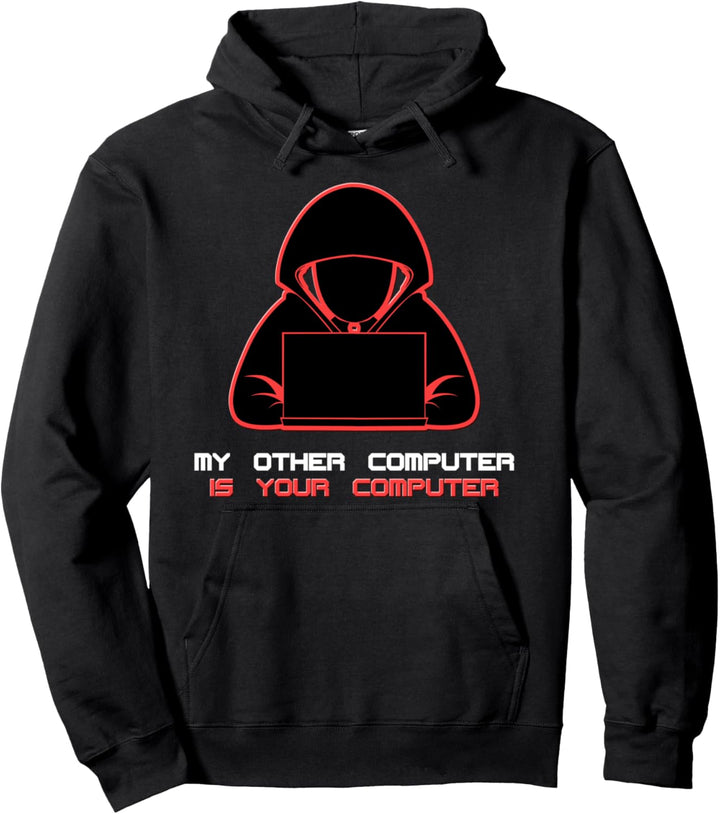 Mein anderer Computer ist Ihr Laptop Programmiercomputer Pullover Hoodie