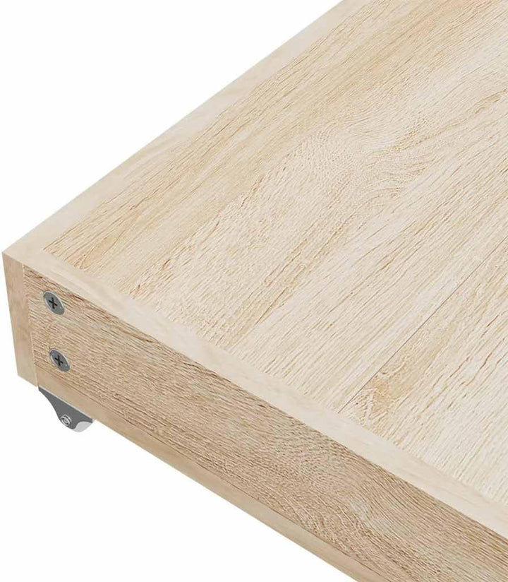 vidaXL Bettschubladen 2 Stk. Blau Holzwerkstoff und Samt, Blau