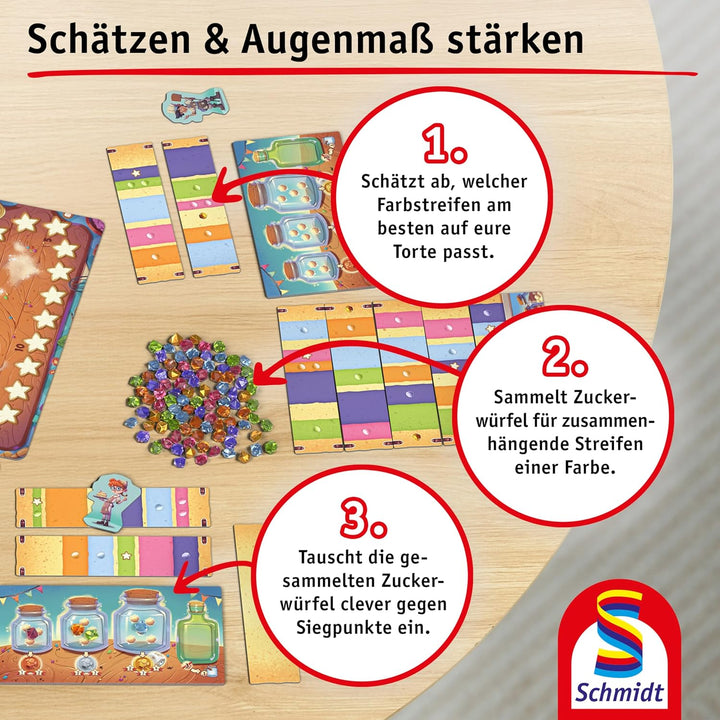 Schmidt Spiele 40659 Topp die Torte!, Kinderspiel des Jahres 2025 Standardgrösse, Standardgr&amp;