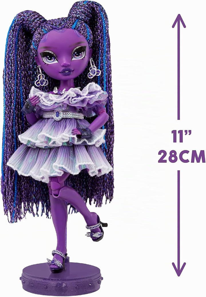 Rainbow High Shadow High - Monique VERBANA - Lila Modepuppe mit modischem Outfit und mehr als bunten