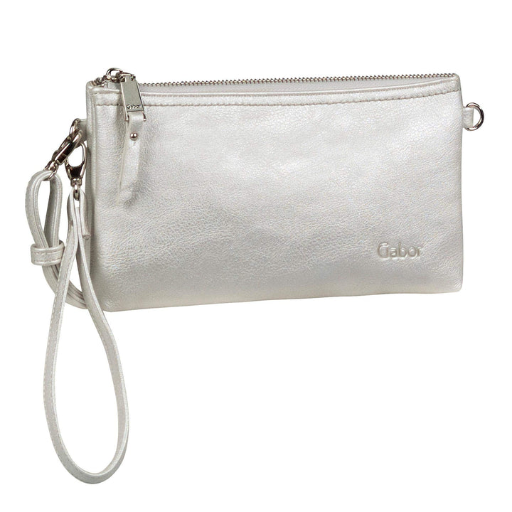 Gabor bags Emmy Damen Clutch Abendtasche Klein 22,5 x 4,5 x 13,5 Silver, 22,5 x 4,5 x 13,5 Silver