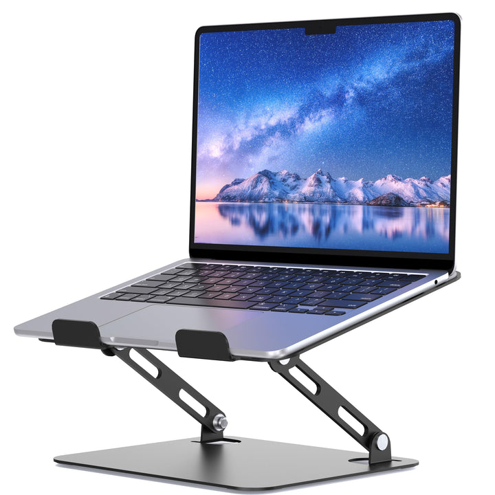 SOUNDANCE Einstellbarer Laptop Ständer, Tragbarer Laptop Riser, Ergonomischer Design Computer Halter