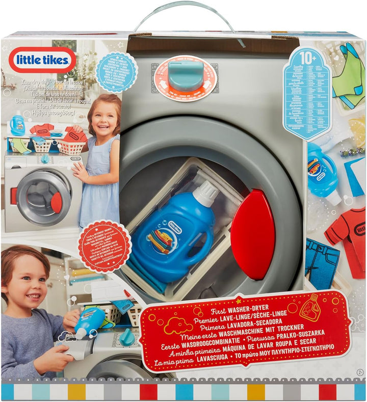 Little Tikes Washer Dryer - Realistic Pretend Play Appliance for Kids - Interactive Toy Washing Mach