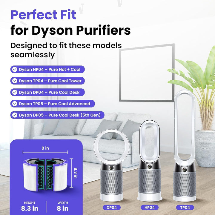 Filter für Dyson TP04 HP04 DP04 TP05 HP05 Luftreiniger Ersatzfilter