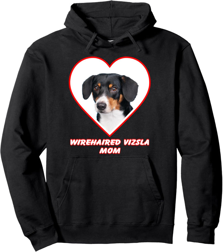 Wirehaired Vizsla Dog Mom Pullover Hoodie
