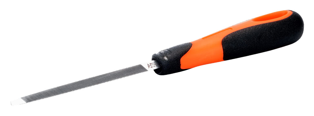 Bahco 4-186-04-2-2 Dreikant-Sägefeile "Ergo" schlank mit Heft Hieb 2, 100 x 6,0 mm 10 cm, 10 cm