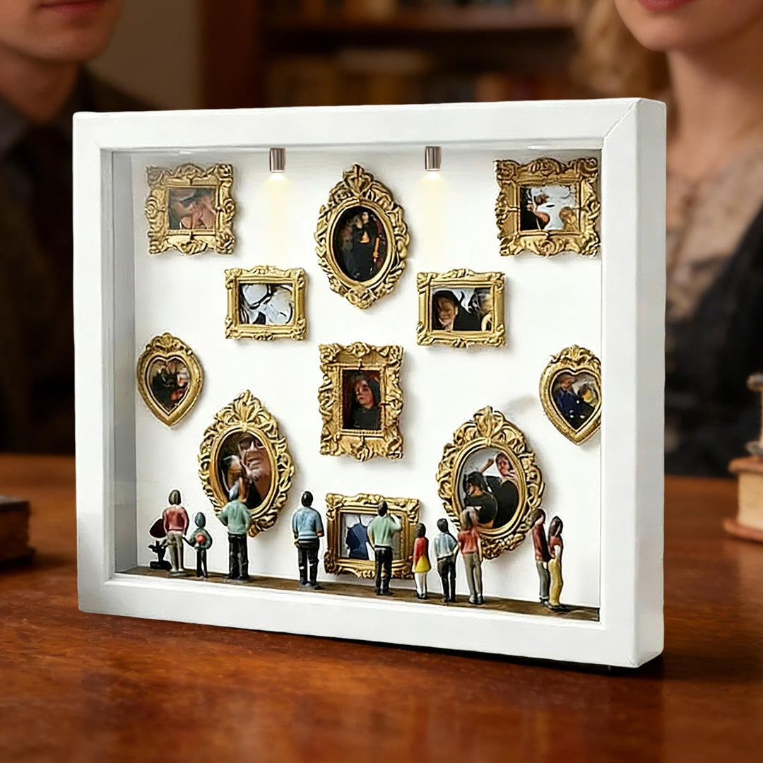 Museums-Schaukasten Bastelset | Miniatur Erinnerungsstück Aufbewahrung - Mini Museum Silhouette Box,