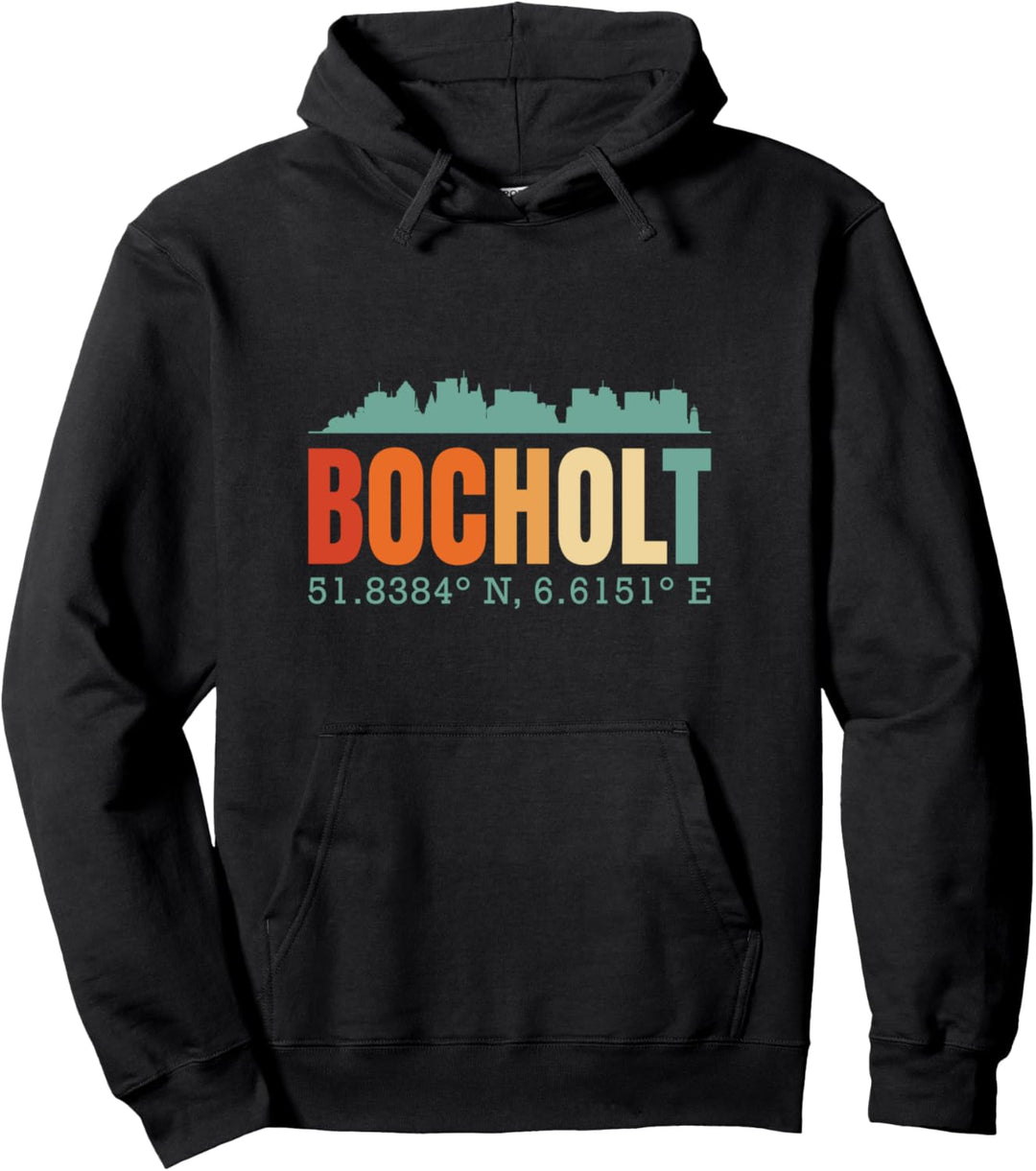Skyline von Bocholt Pullover Hoodie