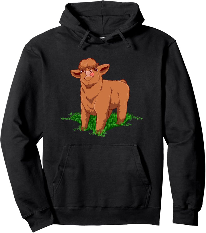 Highland Cow Schottische Highland Cow Pullover Hoodie