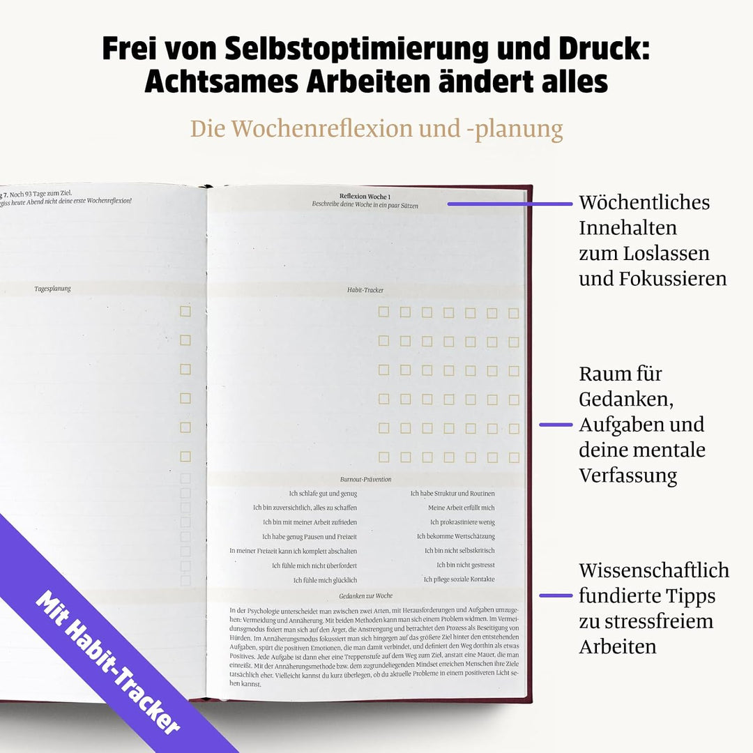 Ein gutes Projekt: achtsames erfolgsjournal für 100 Tage | Ziele erreichen ohne Burnout | klimaneutr
