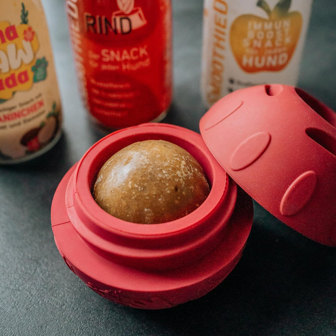 SmoothieDog Schleckball Hundesmoothie 3er Mix Klassik - Schleckball für Hunde, Snackball, zur Beschä