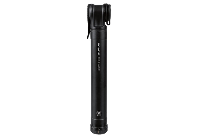 Topeak Roadie 2 Stage Mini Rennrad Fahrrad Pumpe schwarz