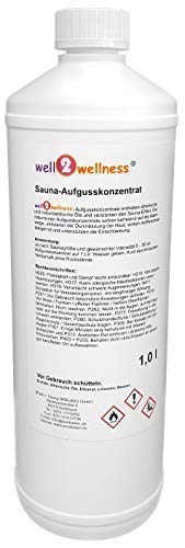 Saunaaufguss - Konzentrat/Saunaduft - Konzentrat 1,0 l - über 100 Top-Aromen zur freien Auswahl (Heu