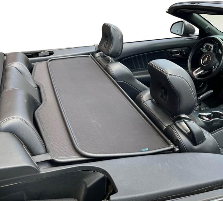 Aperta Windschott passend für Ford Mustang Mk6 100% Passgenau OEM Qualität Schwarz Windstop Windabwe