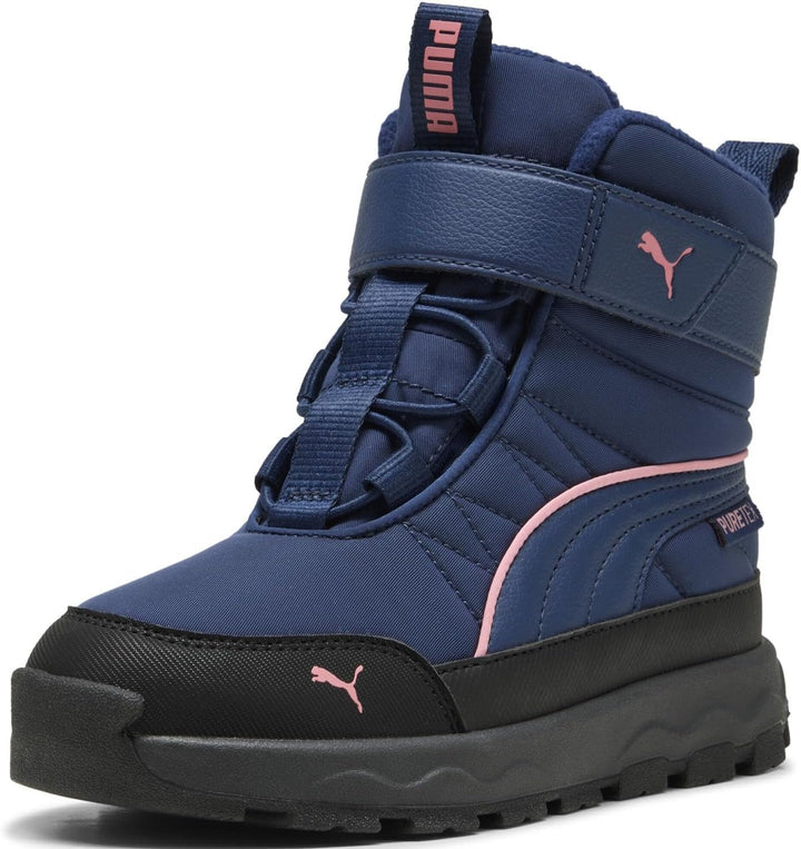 PUMA Unisex Kinder Evolve Boot Puretex Ac+psSneaker 28 EU Persian Blue Pinkscape, 28 EU Persian Blue