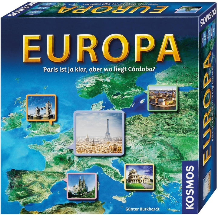 Kosmos Europa, Geografie Spiel, für 2-6 Spieler, ab 10 Jahre