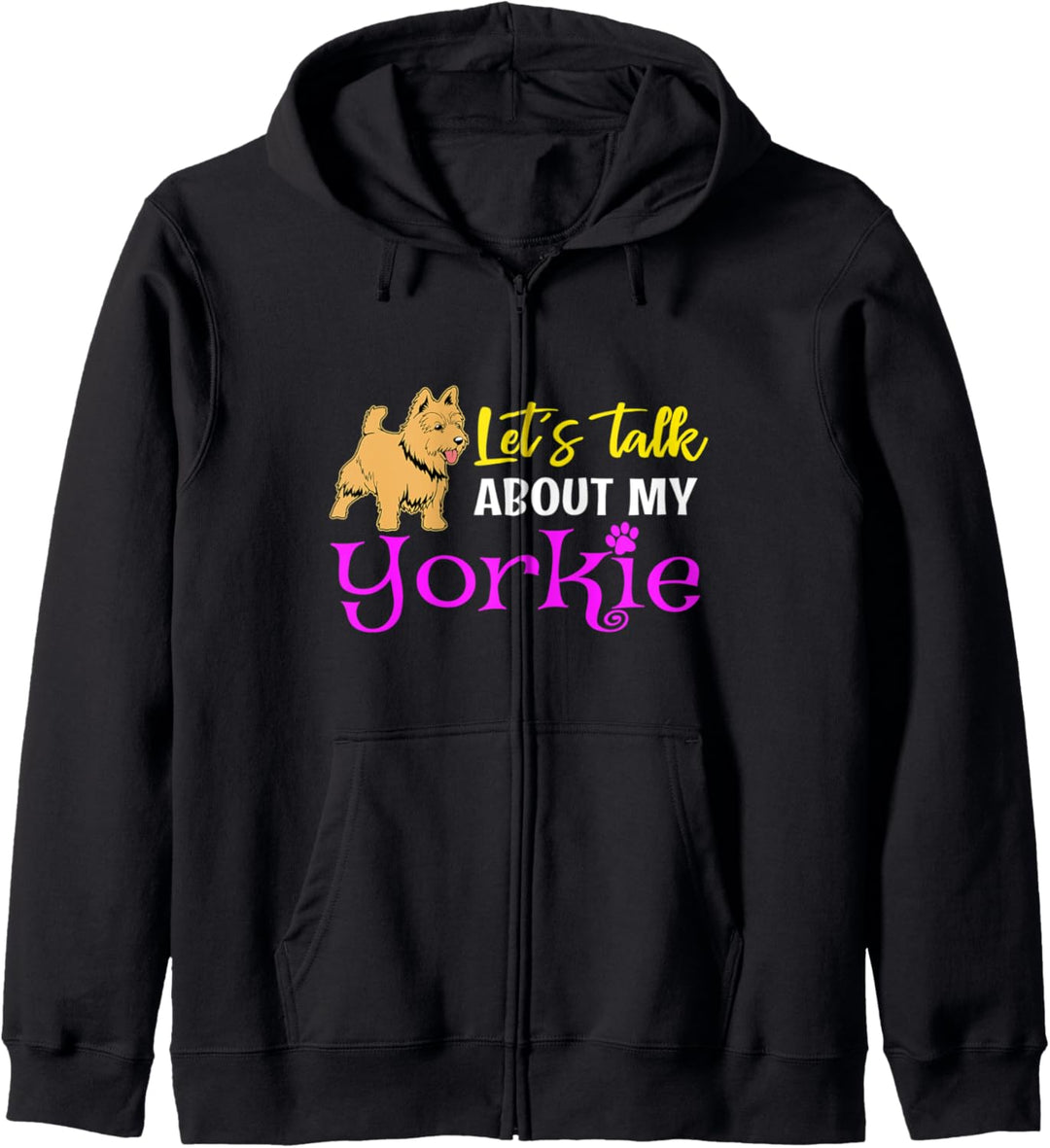 Damen Yorkie Mom Kapuzenjacke