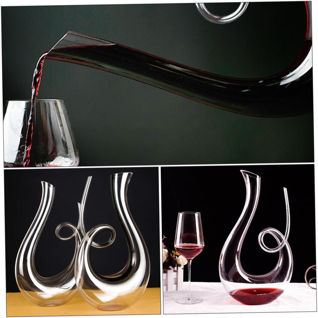 Zerodeko 1stk Escargot Dekanter Beste Weinkaraffe Weindekanter Aus Kristall Neuartige Weinaccessoire