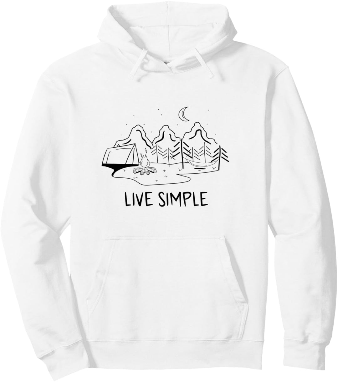 Keep It Simple Reisen Zelt Zelten Campen Camping Pullover Hoodie