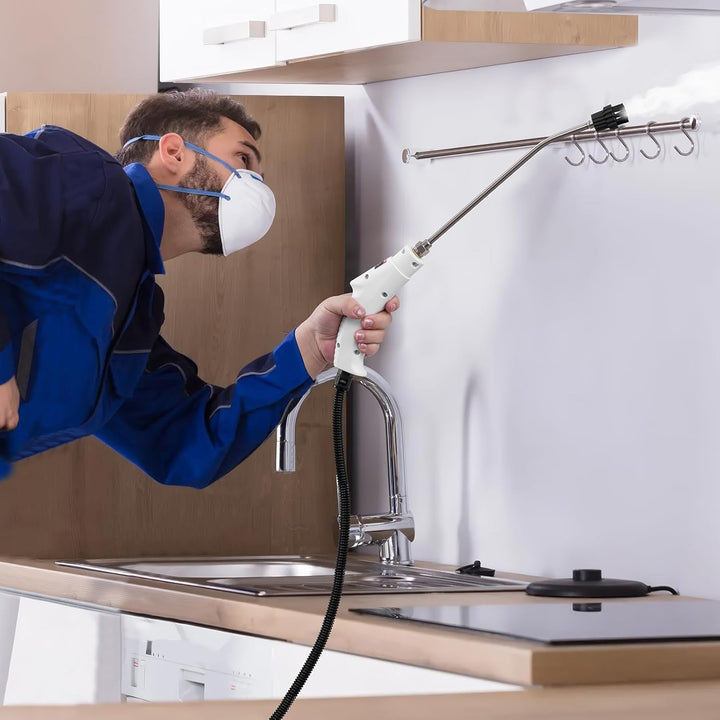 Dampfreiniger Handgerät Steam Cleaner,Tragbare Dampfreiniger,2500W Mehrzweck Dampfreiniger,mit 9 Auf