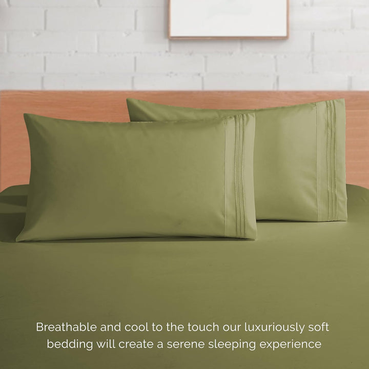 Elegant Comfort Bettwäsche-Set, luxuriös, weich, Fadenzahl 1500, ägyptische Qualität, Knitter- und l