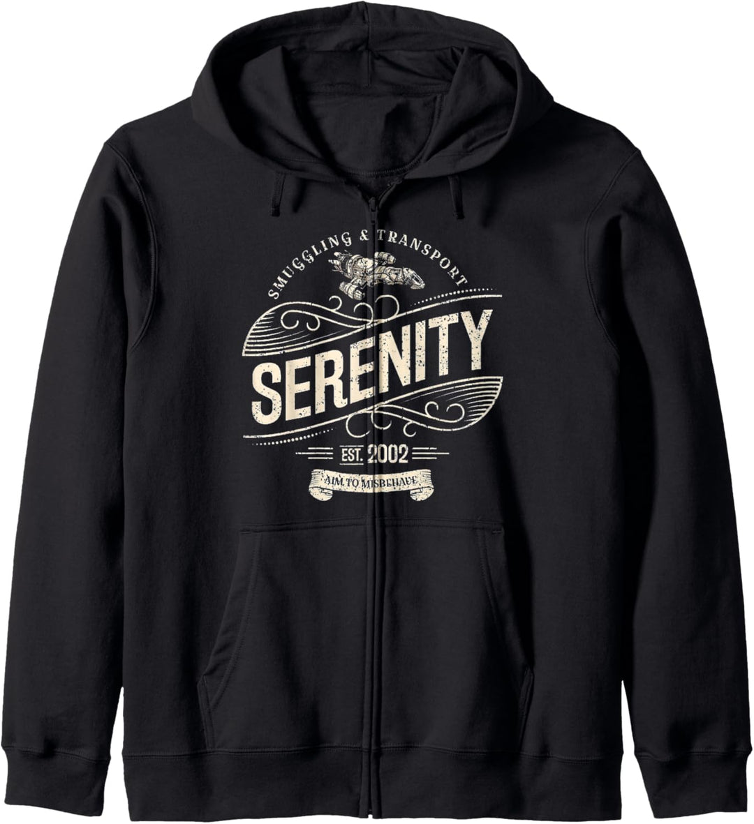 Vintage Serenity Schmuggling &amp; Transport Firefly Kapuzenjacke