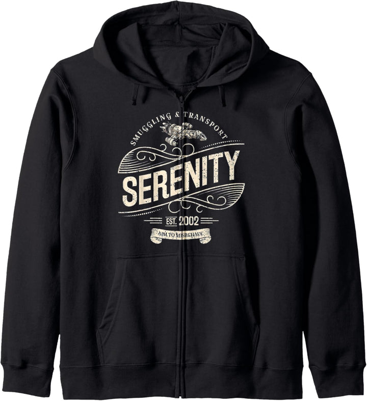Vintage Serenity Schmuggling &amp; Transport Firefly Kapuzenjacke