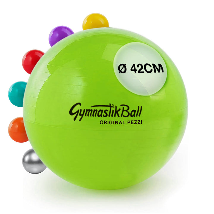 PEZZI - Gymnastikball Original Pezziball Standard 42-75cm Ø – Sitzball für Therapie, Sport &amp; Büro -