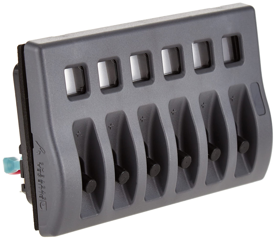 Blue Sea Systems WeatherDeck Wasserdicht Panels 6 Pos., nur Schalter, 6 Pos., nur Schalter