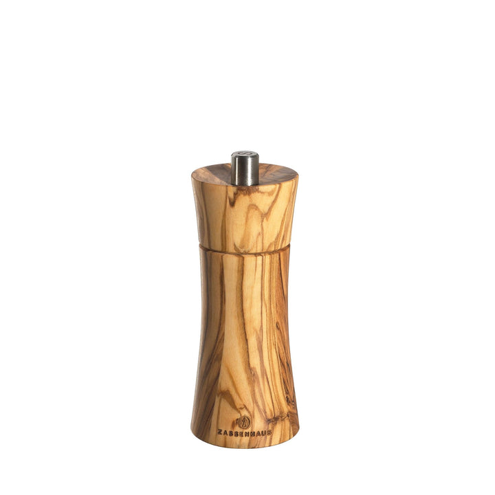 Zassenhaus Salzmühle Frankfurt 18 cm, Olivenholz mit stufenlos verstellbarem Hochleistungs-Keramikma