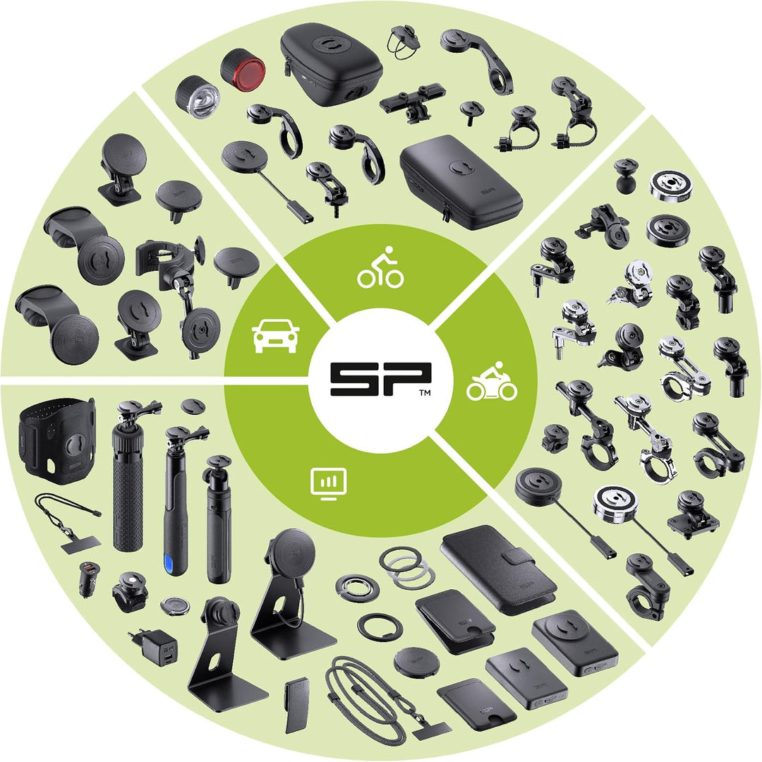SP CONNECT Micro Stem Bundle | SPC+ | für Samsung S22 Handy Halterung für den fahrradlenker | Smartp