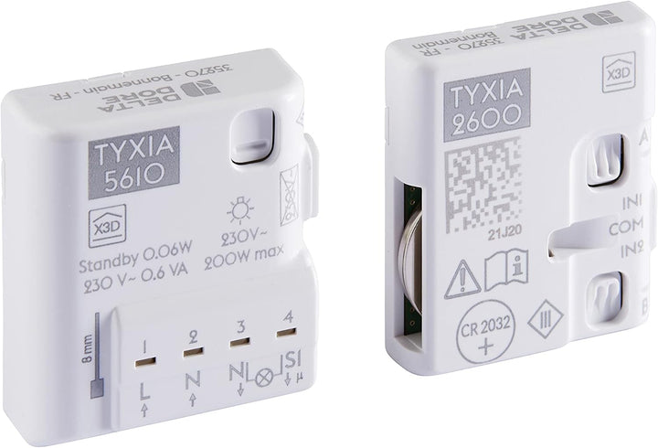 Delta Dore Pack Tyxia 501 6351407 – Pack Switch kabellos mit Neutral
